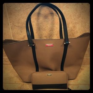 Kate Spade purse with matching wallet